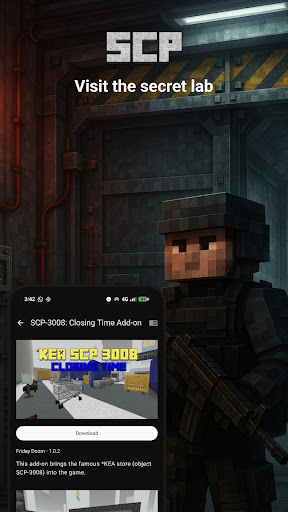 SCP Mod for Minecraft MCPE ekran görüntüsü
