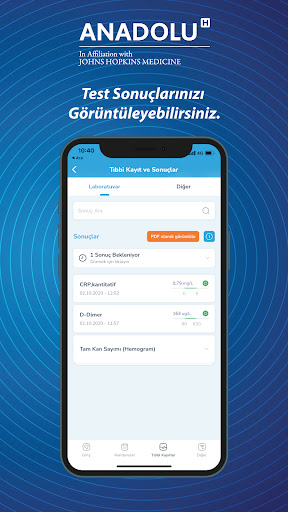 Anadolu Sağlık Merkezi ekran görüntüsü