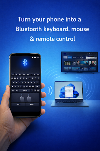 Bluetooth klavye ve fare ekran görüntüsü