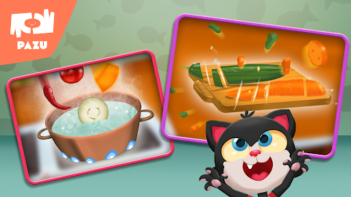 Paw Kitchen Kids Cooking Games ekran görüntüsü