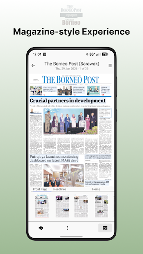 Borneo Post & Utusan Borneo ekran görüntüsü