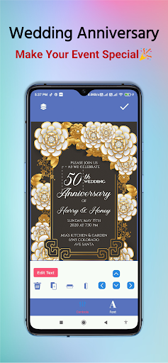 Invitation Card Maker Pro ekran görüntüsü