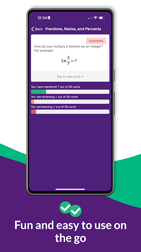 GMAT Math Flashcards ekran görüntüsü