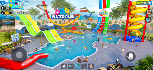 Waterpark Swimming Simulator ekran görüntüsü