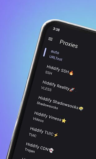 Hiddify ekran görüntüsü