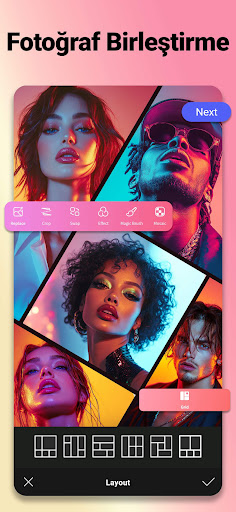 Photo Collage Maker, PIP Grid ekran görüntüsü