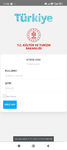 KTBİM CRM ekran görüntüsü