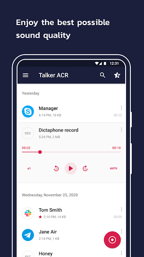 Görüşme Kaydedici - Talker ACR ekran görüntüsü