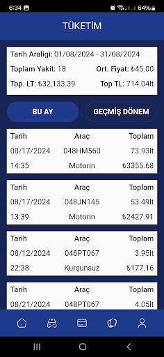Yakit Online ekran görüntüsü