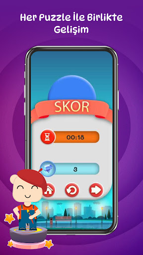 Çocuk Zeka Oyunu:  Puzzle ekran görüntüsü