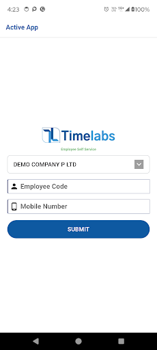 Timelabs Employee Self Service ekran görüntüsü