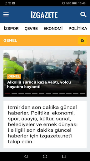 İz Gazete ekran görüntüsü