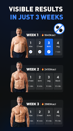 Chair Workout for Men-EasyFIT ekran görüntüsü