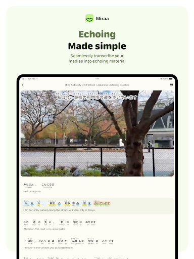 Miraa - AI transcribe & study ekran görüntüsü
