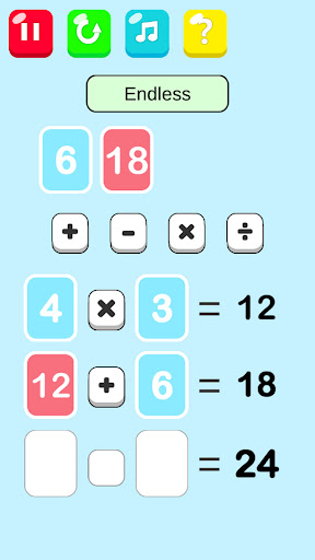 Synthesis 24-Arithmetic Game ekran görüntüsü
