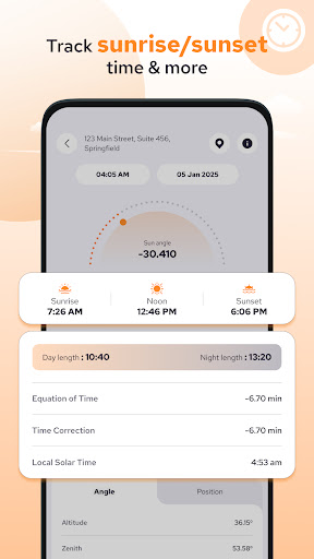 Solar & Sun Position Tracker ekran görüntüsü