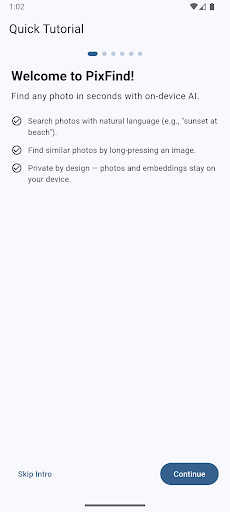 PixFind - AI Photo Finder ekran görüntüsü