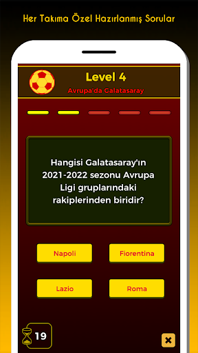 4 Büyük Futbol Bilgi Yarışması ekran görüntüsü