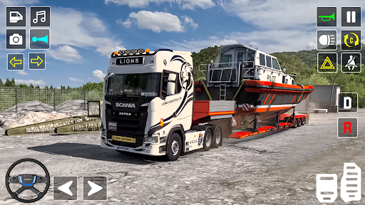 US Truck 3D Transport Game ekran görüntüsü