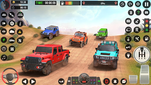 Offroad Car Driving Jeep Games ekran görüntüsü
