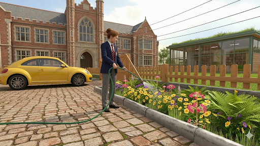 Schoolboy Runaway Escape 3D ekran görüntüsü