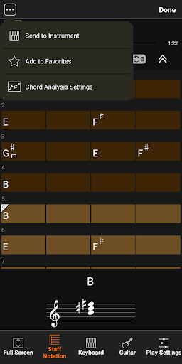 Chord Tracker ekran görüntüsü
