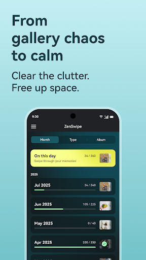 ZenSwipe Gallery Cleaner ekran görüntüsü