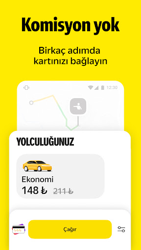 Yandex Go: Şehrindeki taksi ekran görüntüsü