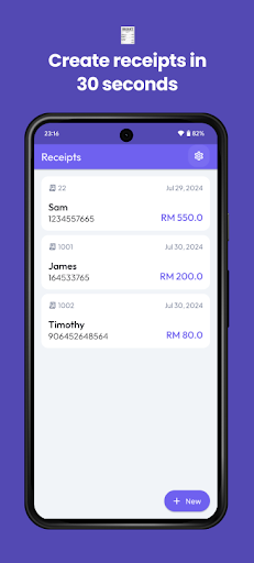 Simplest Receipt Maker ekran görüntüsü