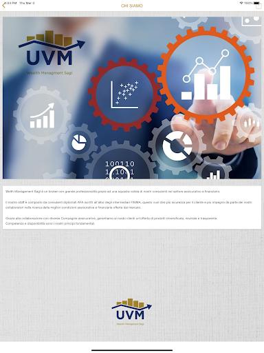 UVM Wealth Management ekran görüntüsü