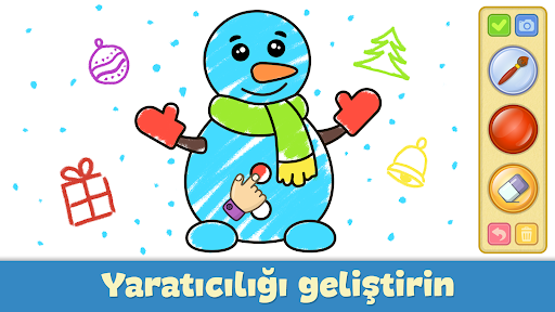 Çocuk boyama ve çizim oyunlar ekran görüntüsü