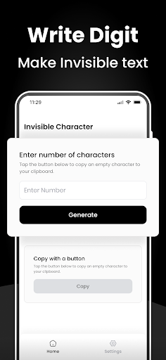 Invisible Character ekran görüntüsü
