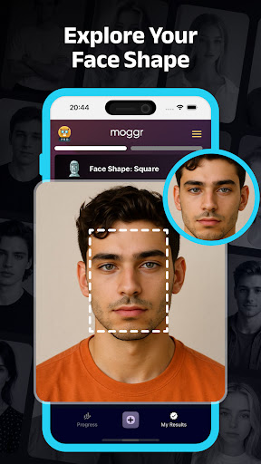 Moggr - Haircut & Looksmax AI ekran görüntüsü