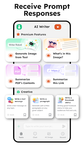 AI Writer: Chatbot Assistant ekran görüntüsü