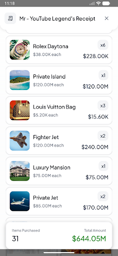 What Billionaires Can Buy ekran görüntüsü
