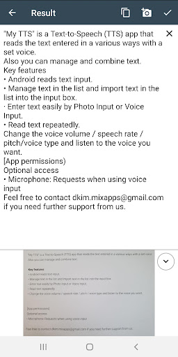 My TTS: Text-to-Speech ekran görüntüsü