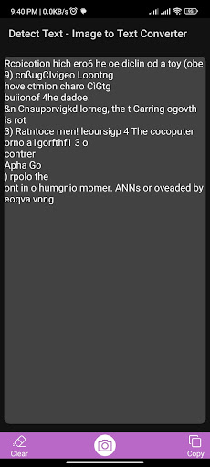 Image to Text Converter ekran görüntüsü