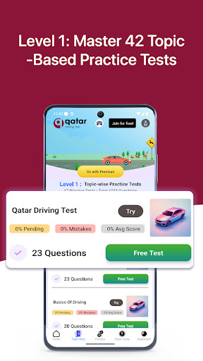 Qatar Driving License Test ekran görüntüsü