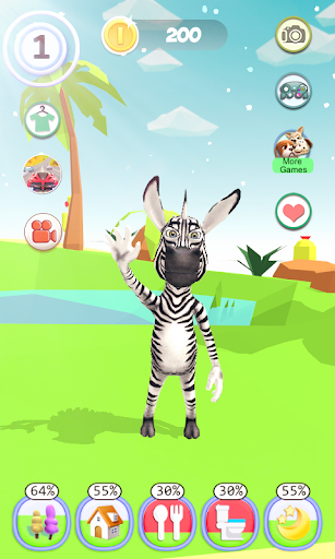 Talking Zebra: My Virtual Pet ekran görüntüsü
