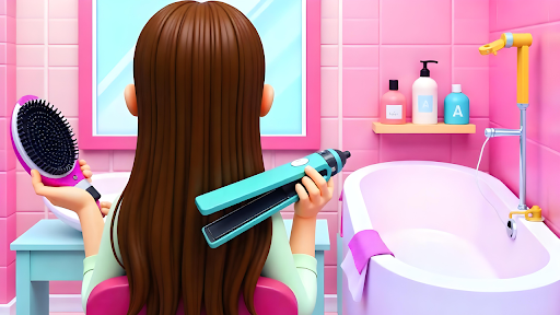 Princess Mermaid Hair Makeover ekran görüntüsü