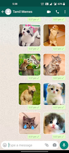 Cat Stickers | WAStickerApps ekran görüntüsü