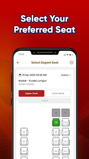 Queen Express Tiket Bas Online ekran görüntüsü