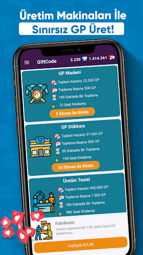 GiftCode - Oyun Kodları Kazan ekran görüntüsü