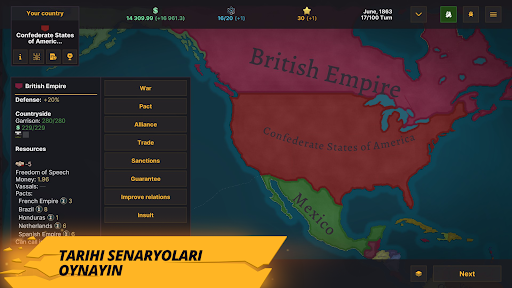 Warnament Büyük Strateji ekran görüntüsü