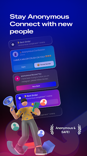 Buzzl - Send anonymous message ekran görüntüsü