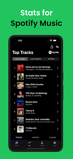 Stats for Spotify - Receiptify ekran görüntüsü
