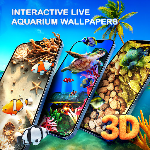 3D Aquarium Live Wallpaper ekran görüntüsü