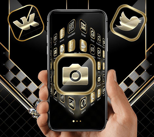 Black Luxury Gold Theme ekran görüntüsü