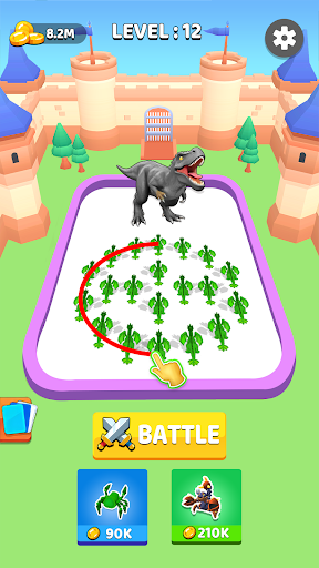 Monster Merge Dinosaur Games ekran görüntüsü