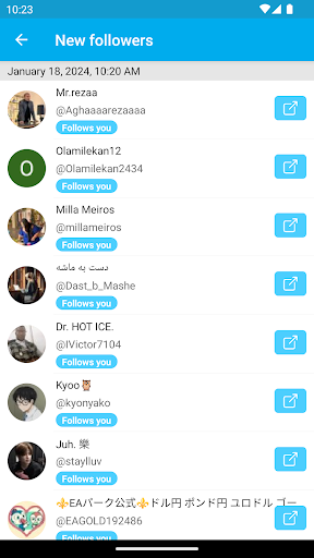 Followers Analyzer for Twitter ekran görüntüsü